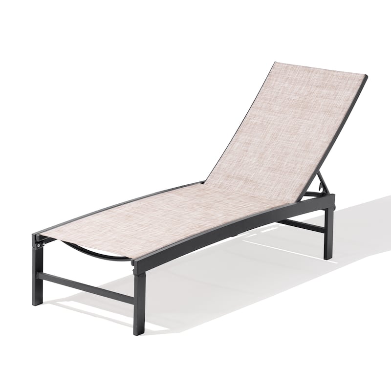 Pellebant Outdoor Patio Adjustable Chaise Lounge Chairs - N/A