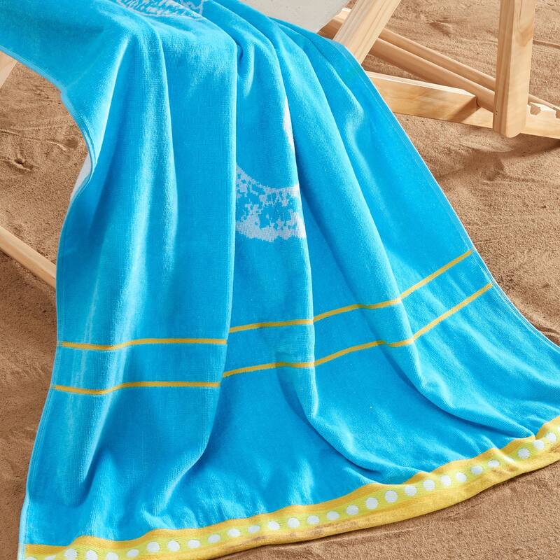 Luxurious Cotton Printed Beach Towel