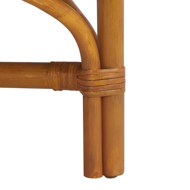 SAFAVIEH Couture Donatello Rattan Pole Accent Chair - 29"W x 34"D x 30"H