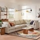preview thumbnail 10 of 9, 2-Light Mid-Century Modern Brass Sputnik Long Arm Double Wall Sconce for Hallways, Bedroom - 53.9 in. W x 13.8 in. H x 9.8 in. D