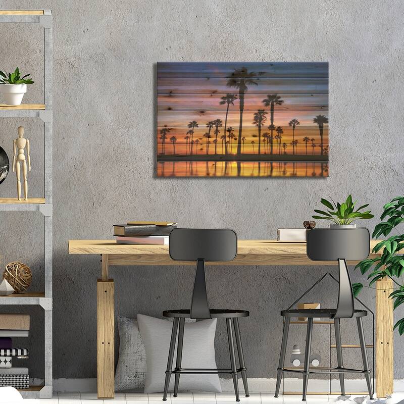 Prelude Print On Wood by Lee Sie - Multi-Color