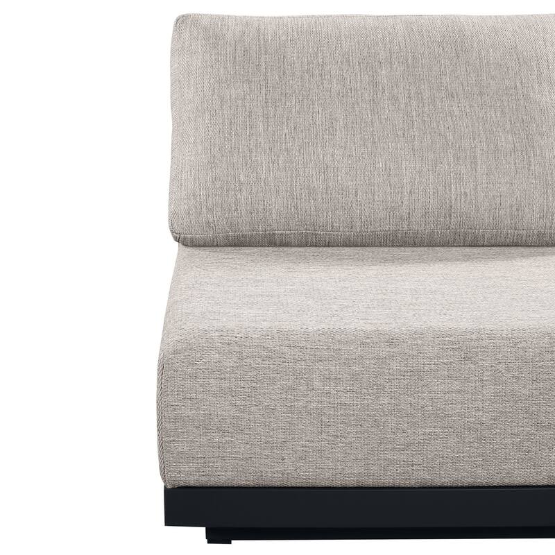 Oslo Aluminum Outdoor Upholstered Loveseat