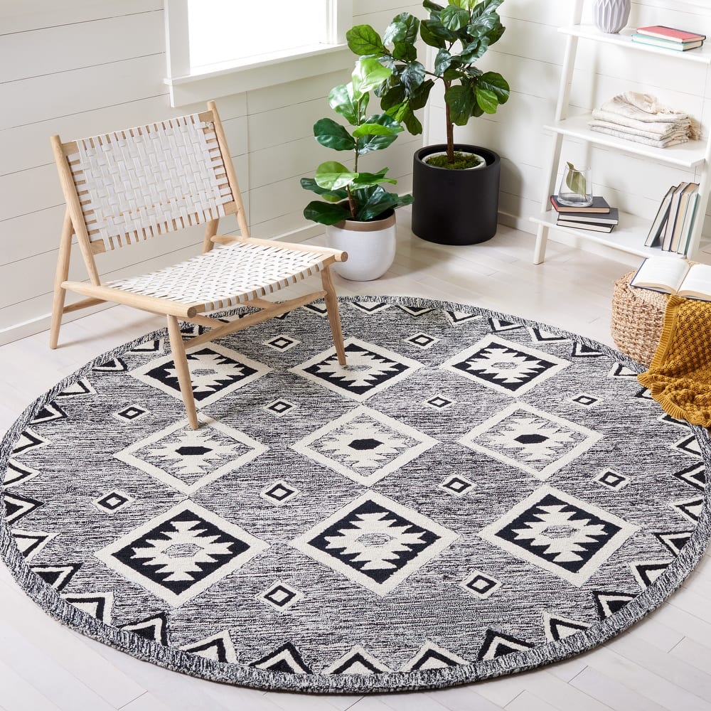 SAFAVIEH Handmade Aspen Tannie Moroccan Boho Wool Rug
