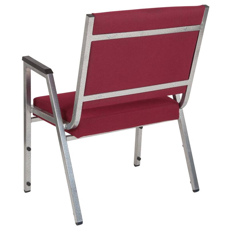 4 PK 1500 lb. Rated Antimicrobial Bariatric Reception Arm Chair