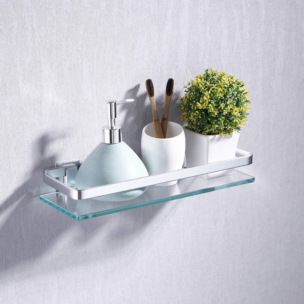 Glass Floating Shelf