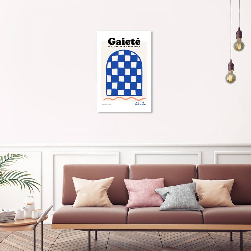 Wynwood Studio Canvas Advertising Gaiete Poster Blue and Modern & Contemporary Wall Art Canvas Print - 20 x 30