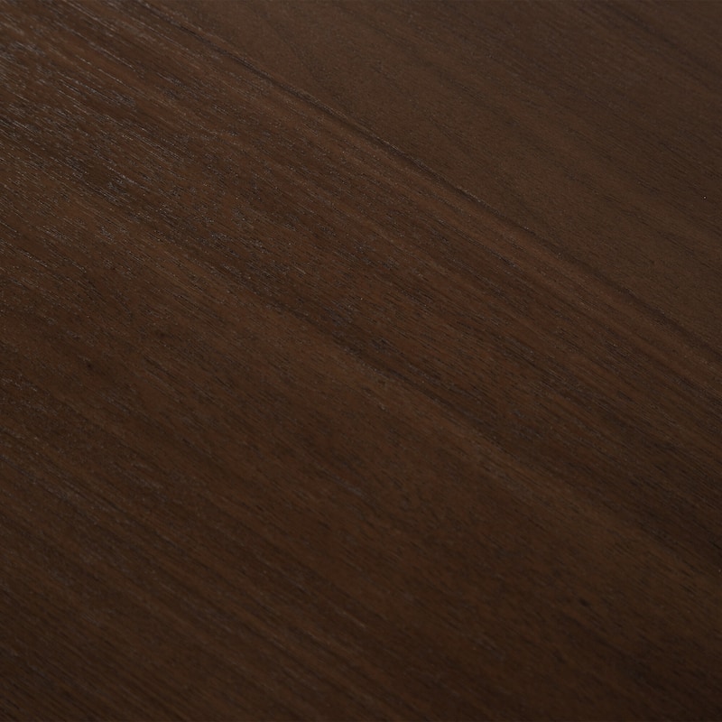 Oval Dining Table with Arc-Shaped Edge Top and Stripes Base Modern Farmhouse Kitchen Table for Living Room Dining Room