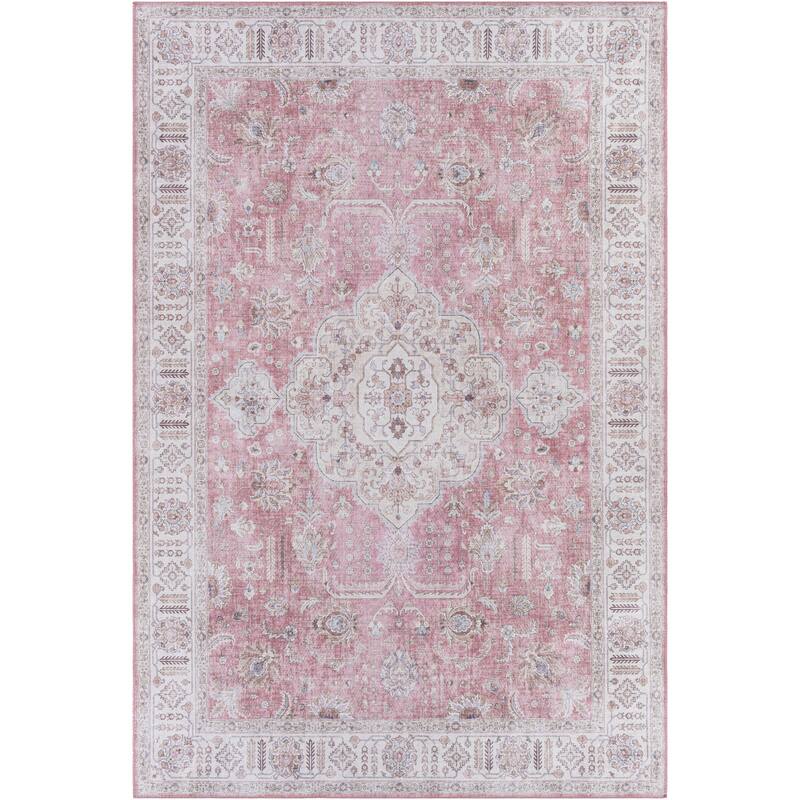 Livabliss Nydia Traditional Medallion Printed Area Rug