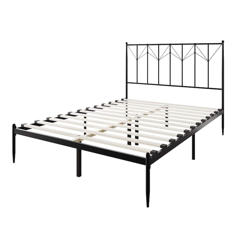 CraftPorch Elegant Metal Platform Bed