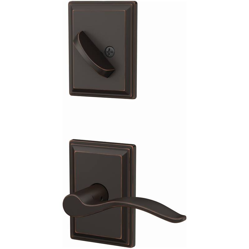 Schlage FC94-PEN-GDV Custom Interior Only Non-Turning One-Sided Dummy