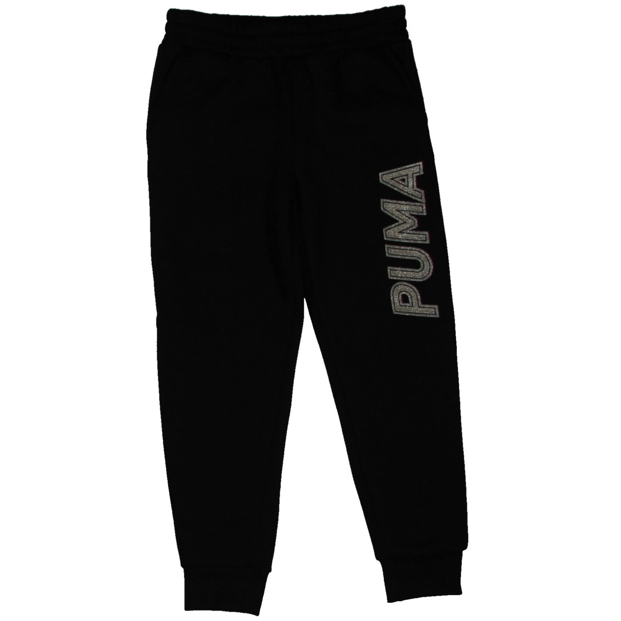 puma sweatpants black