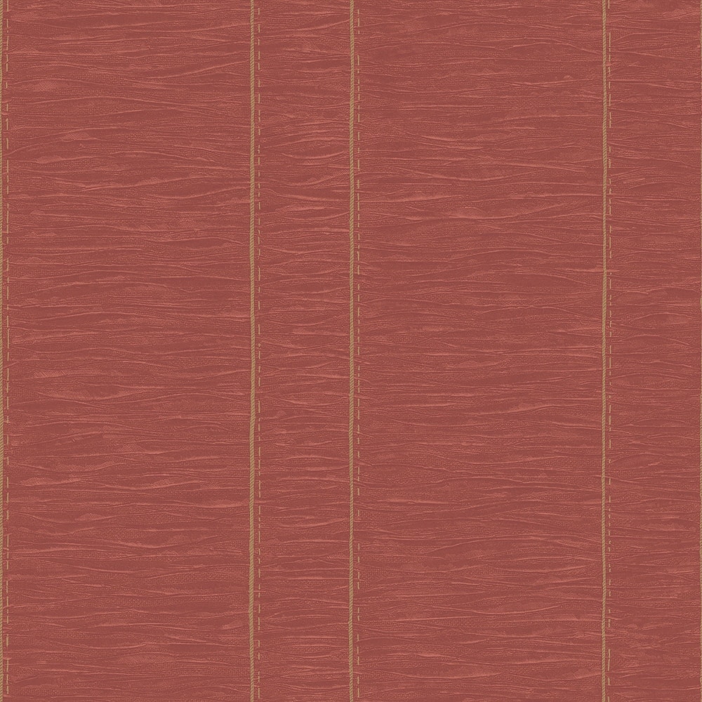 Galerie Wallcoverings Palazzo 2 Collection Pleated Stripe Vinyl on Non-woven Matte Wallpaper Roll