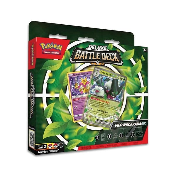 pokemon cards battle deck V Decks Expand the Pokmon TCG for Both New and Experienced Players Enter the world of the Pokmon TCG Pokemon TCG: Meowscarada ex Deluxe
