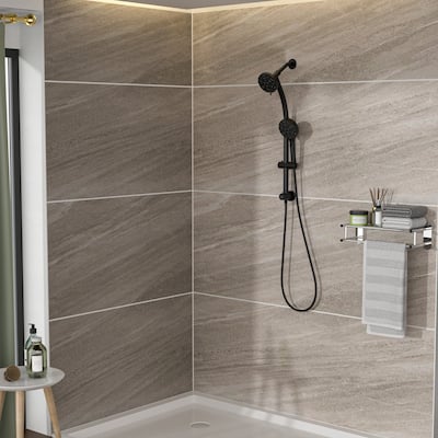 Topcraft Wall Mount Multi-Functional Dual Head Showerhead