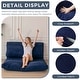 preview thumbnail 4 of 11, Corduroy Bean Bag Folding Sofa Bed
