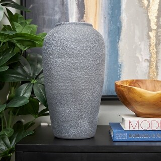 Black Ceramic Whitewashed Textured Vase - Bed Bath & Beyond - 39745798