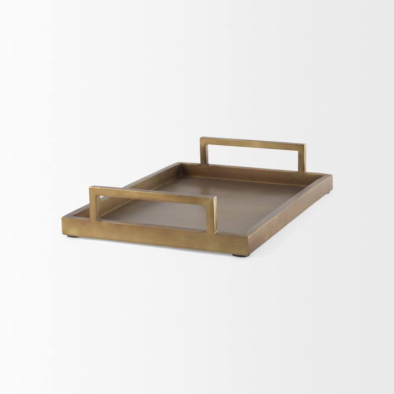 Shay Gold Aluminium Tray (Medium)