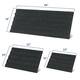 Subrtex Non-slip Bathroom Rug Chenille Soft Striped Plush Bath Mat