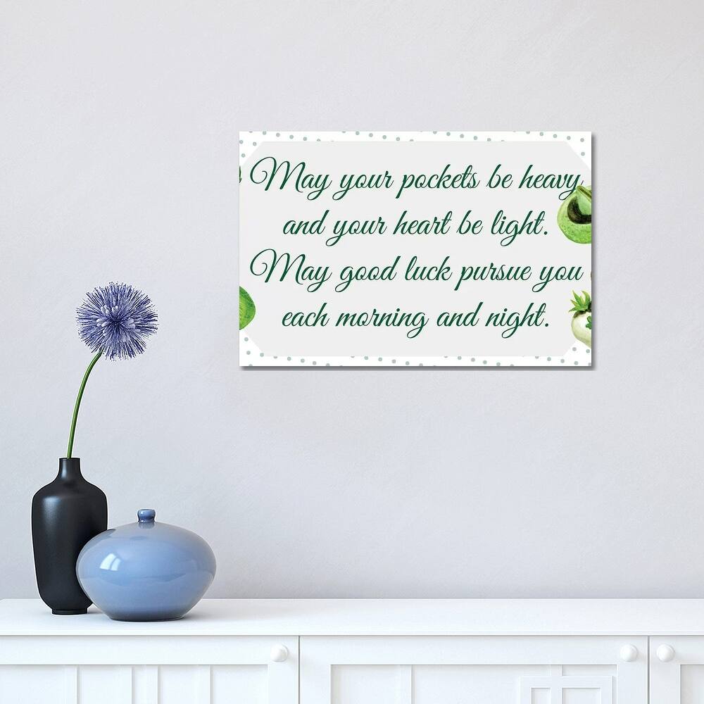 iCanvas "St. Patrick's Day Collection C" by Melissa Wang Canvas Print