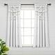 preview thumbnail 55 of 77, Lush Decor Boho Pom Pom Tassel Linen Window Curtain Panel (Single) 52"W x 63"L - Off White