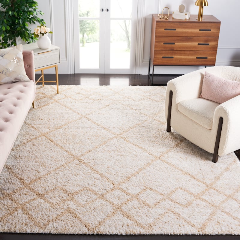 SAFAVIEH Berber Shag Guluzar Moroccan Boho 1.25-inch Rug