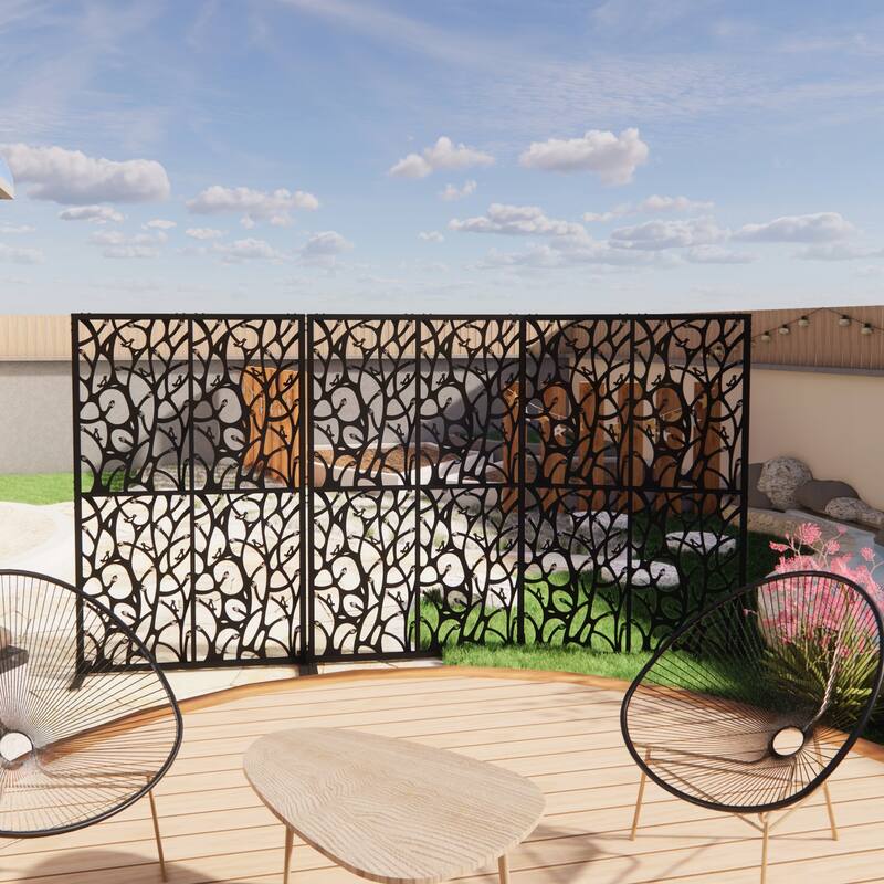 Outdoor and Indoor Divider with Free Standing