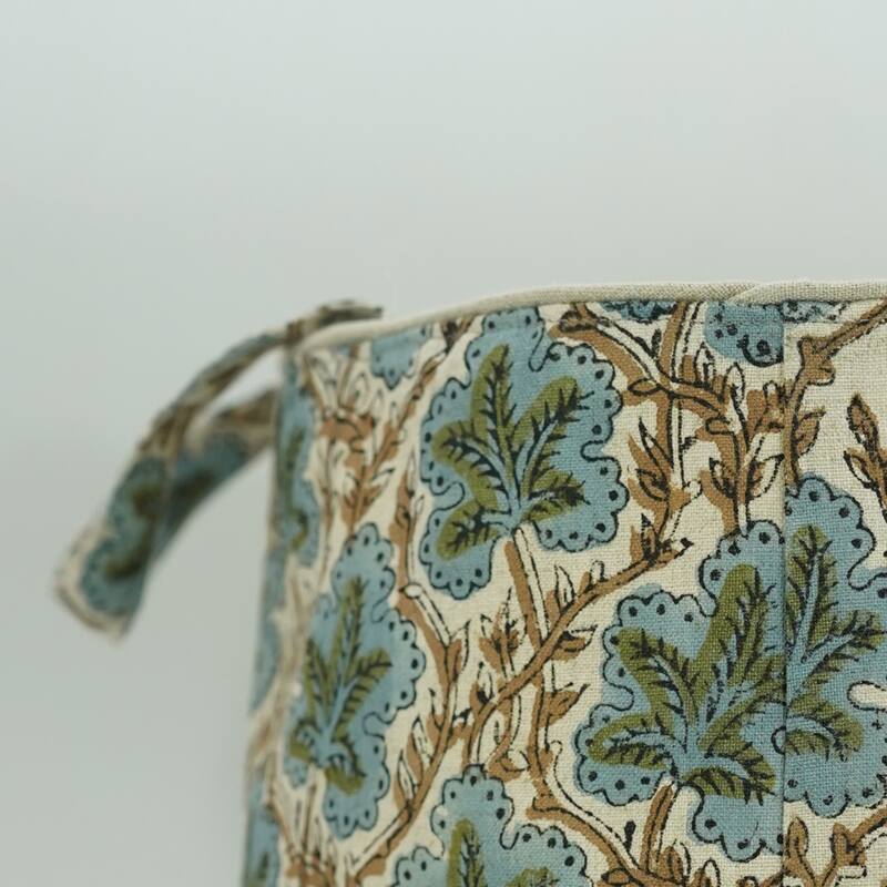 Fabdivine Handmade Floral Room Décor Nursery Storage Basket