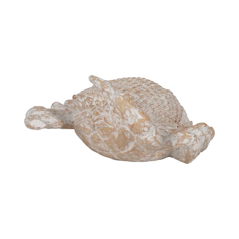 Sagebrook Home Coastal Charm 11" Polyresin Resin Wicker Crab Figurine - 11" x 11" x 6"