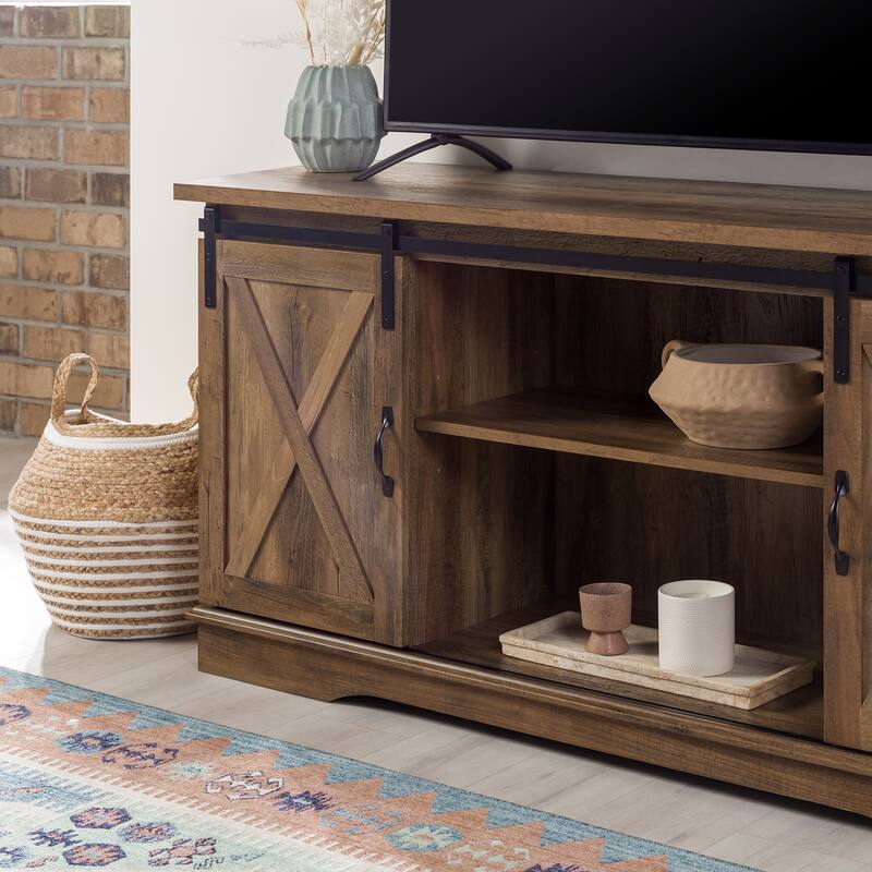 Middlebrook Wind Gap 58-inch Sliding Barn Door TV Stand