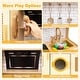 preview thumbnail 2 of 5, Wooden Kids Kitchen Toddler Montessori Pretend Play Toy w/ Light