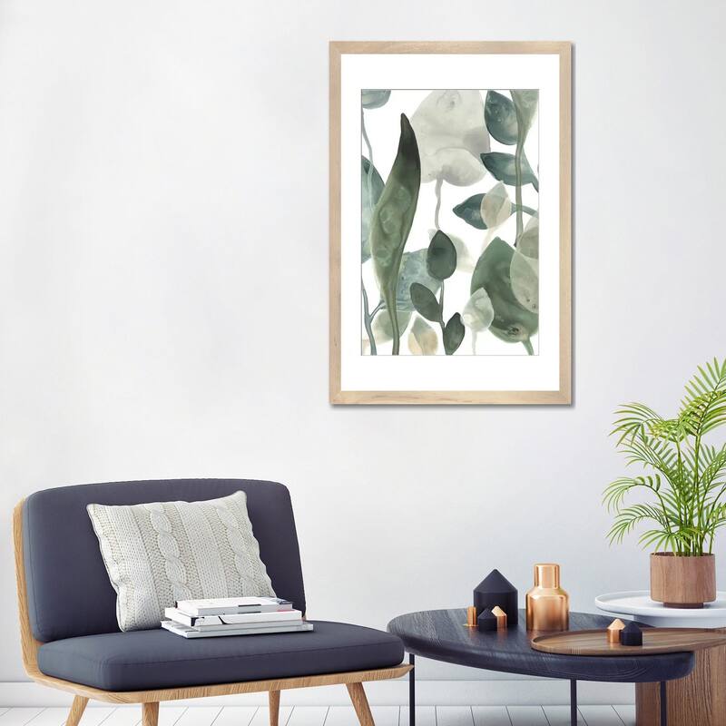 iCanvas "Water Leaves III" by June Erica Vess