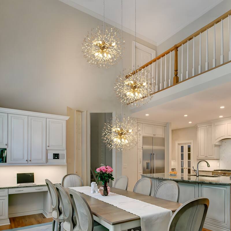 24/40-Lights Modern Glam Globe Crystal Chandelier
