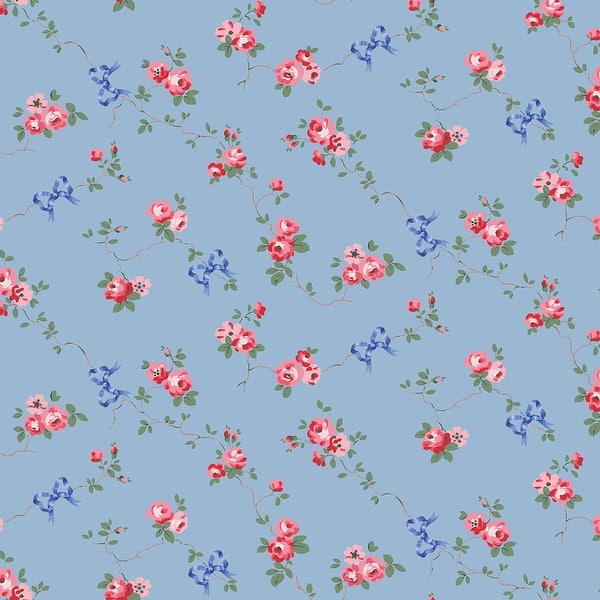slide 2 of 4, Cath Kidston Rose & Bows Blue