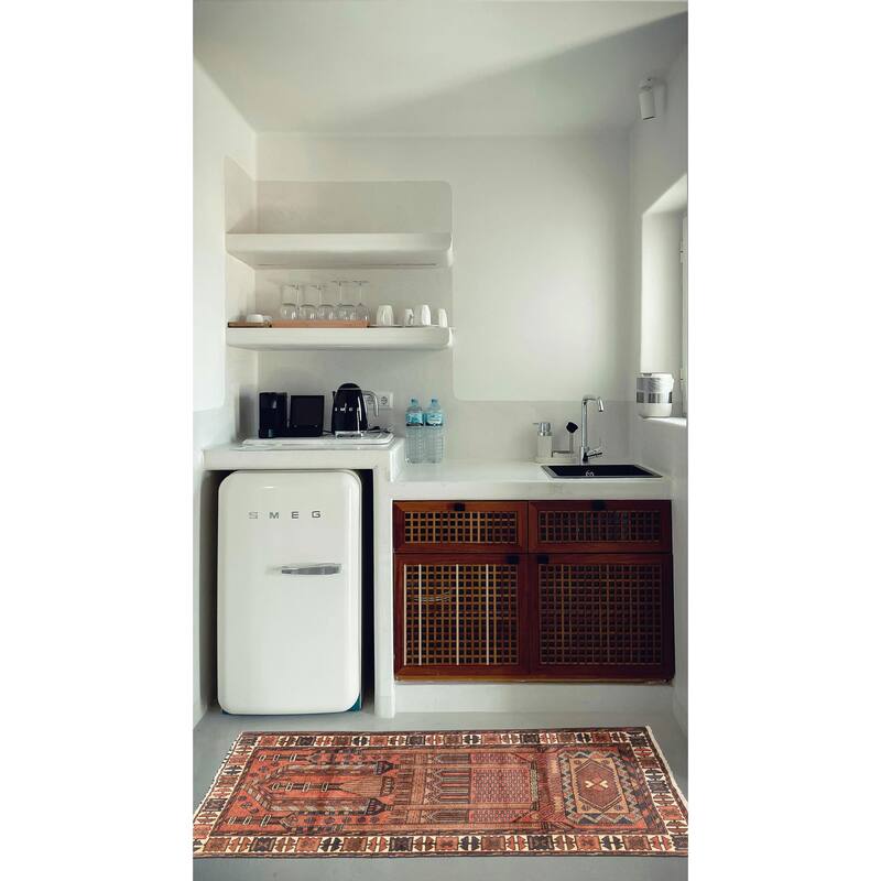 ECARPETGALLERY Hand-knotted Teimani Copper Wool Rug - 2'7 x 4'4