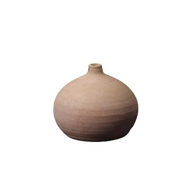 Bowl Terracotta Standing Planter - 17" - Brown