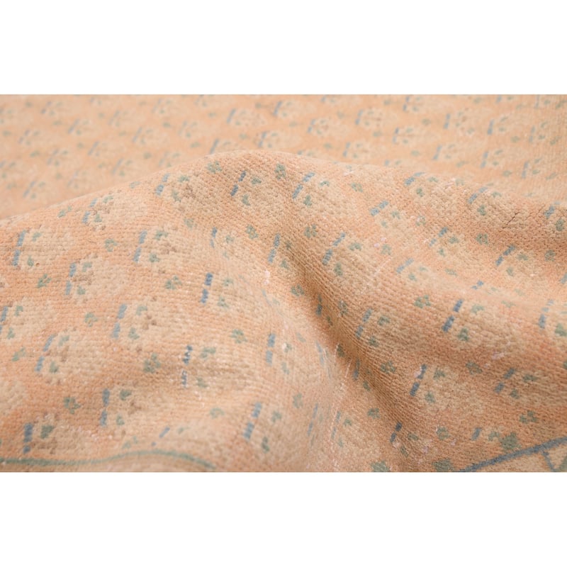 ECARPETGALLERY Hand-knotted Antalya Vintage Copper Wool Rug - 9'10 x 12'4