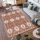 preview thumbnail 138 of 173, Gertmenian Crystal Print Soft Flat Pile Polyester Slip Resistant Washable Indoor Printed Area Rug Collection