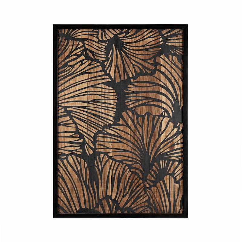 Kate and Laurel Sago Decorative Wood Art Plaque