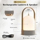 preview thumbnail 2 of 8, Bell + Howell EchoDome Rechargeable Bluetooth LED Lantern Speaker Touch Control - Off-White