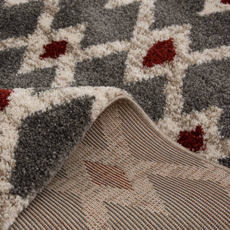 Loomaknoti Toronto Barnaski Gray Area Rug - 5' x 8'