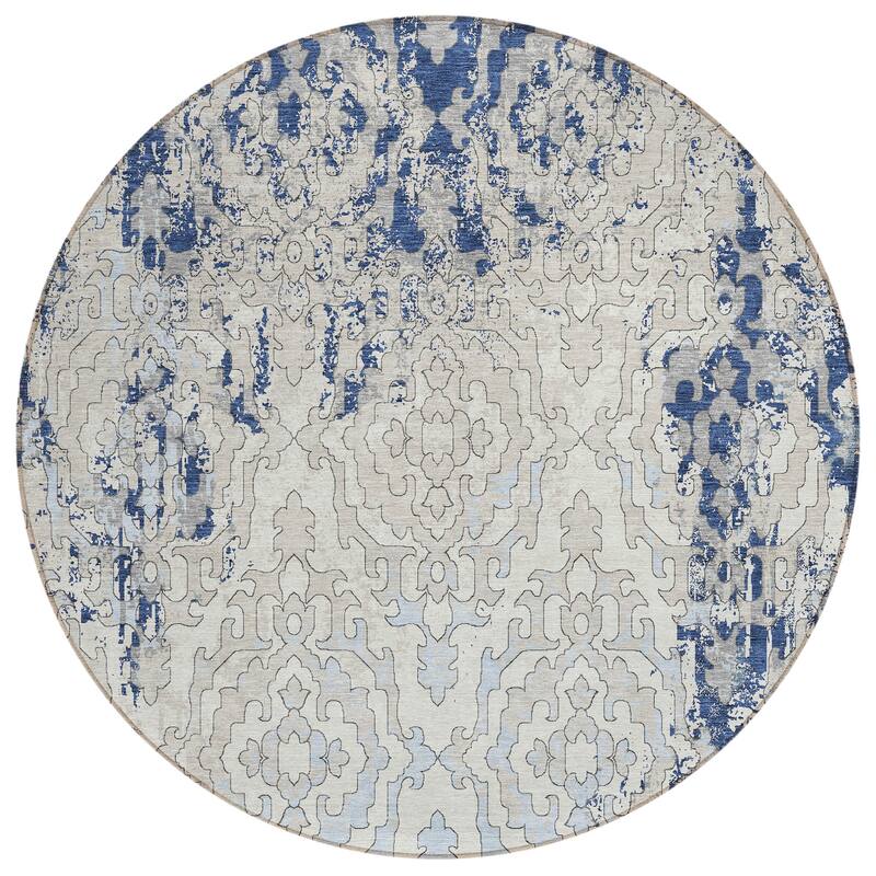Machine Washable Indoor/ Outdoor Chantille Transitional Rug