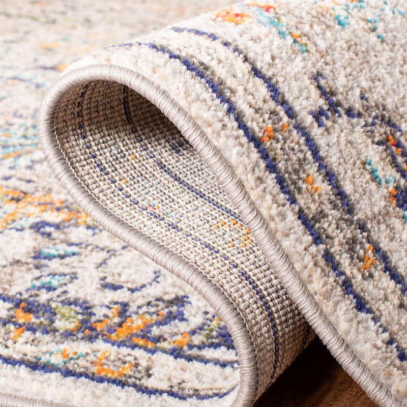 SAFAVIEH Madison Sabire Boho Medallion Distressed Rug