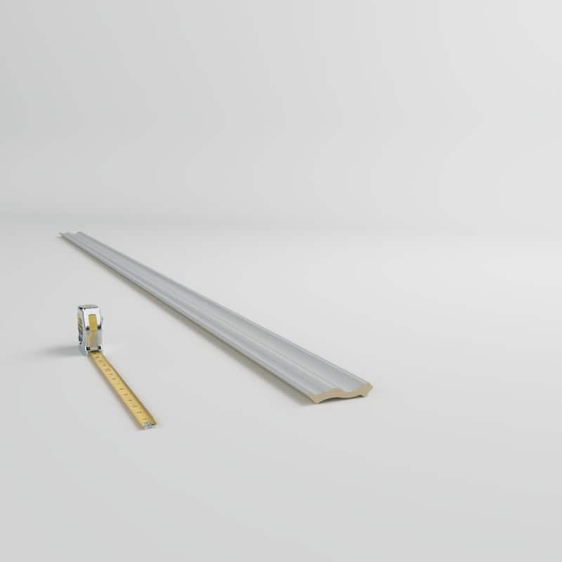 2 3/4"H x 2 3/4"P x 3 7/8"F x 96"L Adeline Crown Moulding - 1-Pack