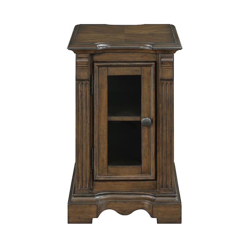 Dionne Rectangular Wood Chairside Table