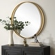 preview thumbnail 4 of 4, Uttermost 09991 Rhodes 36" Diameter Oval Framed Bathroom Mirror