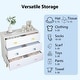 preview thumbnail 10 of 18, 3-Drawer Kids Dresser and Nightstand: Multi-Purpose Storage Cabinet for Nursery, Toddler Room, Bedroom, and Living Room