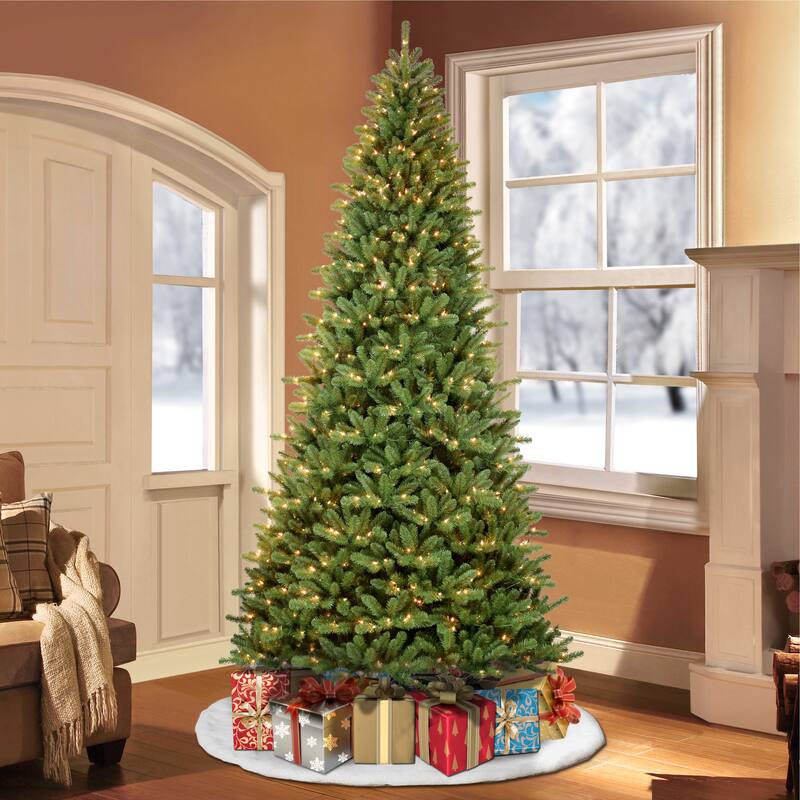 Puleo International Pre-Lit 12' Berkshire Fir Artificial Christmas Tree