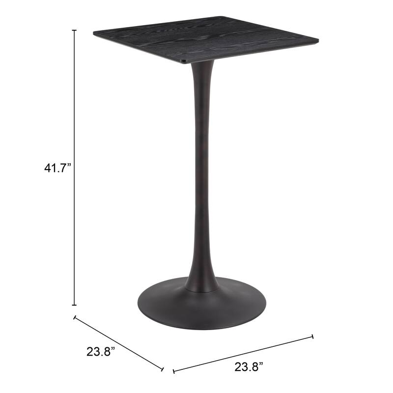 Valleta Bar Table Black