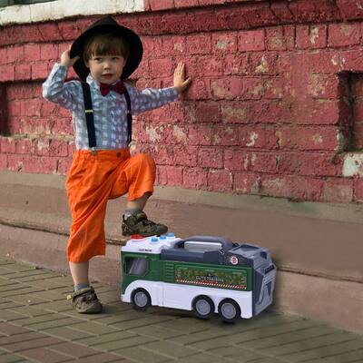 Deformation Truck Multiple Sound Effects Base With LED Lights