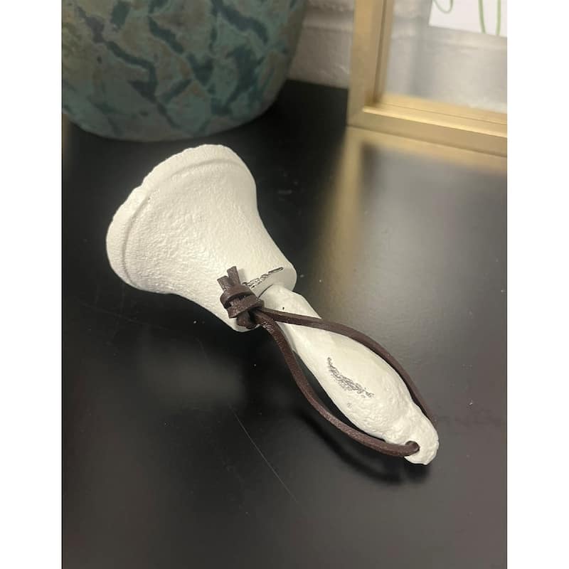 Cast Iron Bell- White- A
